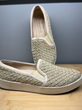 Cole Haan GrandPro Woven Slip-On Sneakers – Leather & Suede